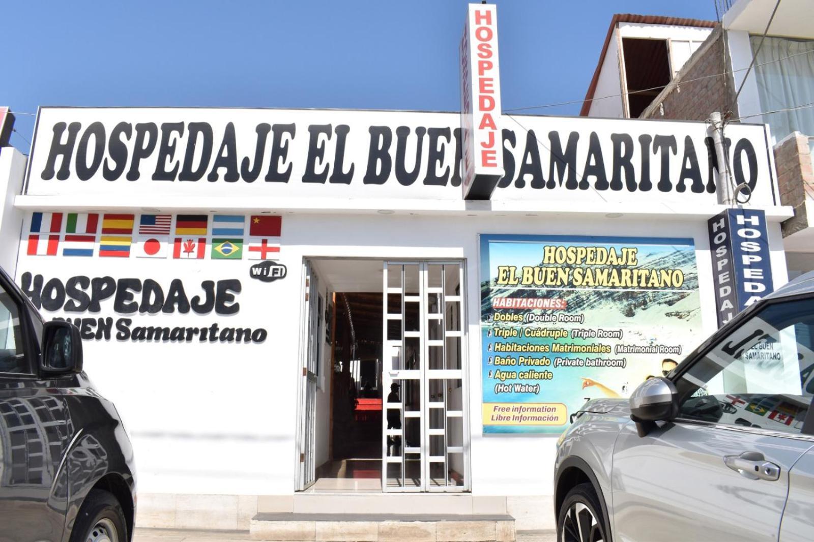 Hospedaje El Buen Samaritano 파라카스 외부 사진